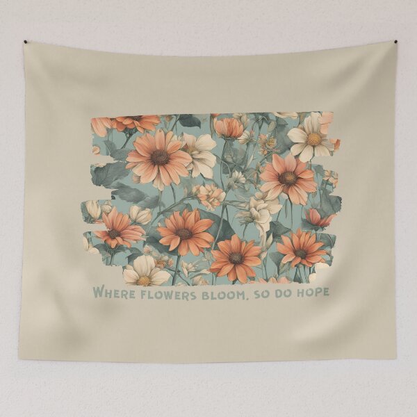 Item preview, Where flowers bloom so do hope Positivity  designed and sold by twosenses.