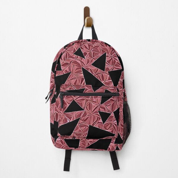 Item preview, Shattered Prism red - A fragmented geometric pattern combining sharp angles and vivid textures. designed and sold by Atmosferica.