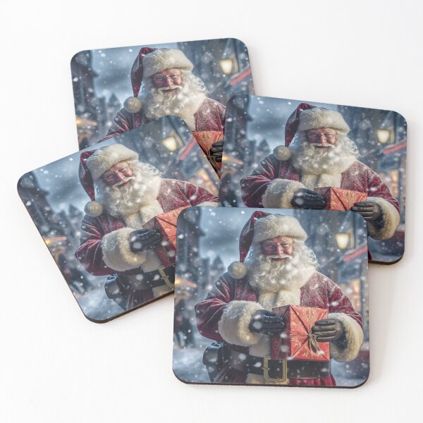 Item preview, Christmas - Santa in Street designed and sold by KootenayDesigns.