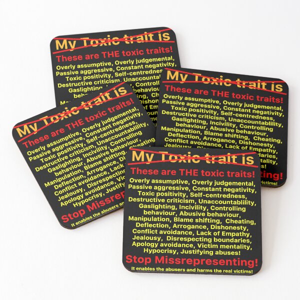 Item preview, My Toxic Trait designed and sold by Zendragon-Store.