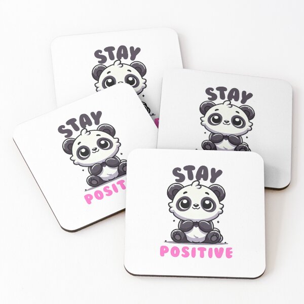 Item preview, Adorable Panda - Stay Positive designed and sold by TeslaSt0re.
