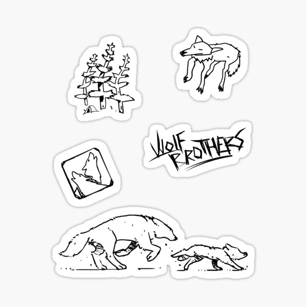 Item preview, Life is Strange 2 doodles stickers designed and sold by Mushita.