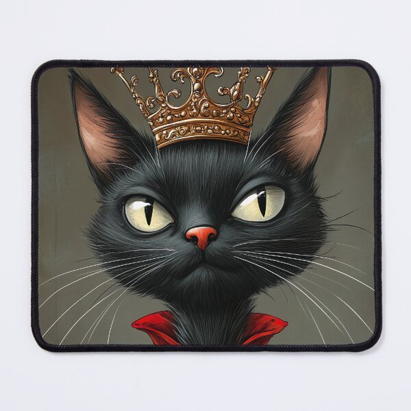 Item preview, The king cat with crown designed and sold by Leylita Design.