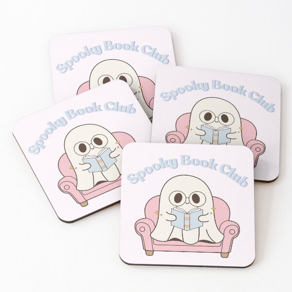 Item preview, Reading ghost - spooky book club designed and sold by ClodetteDesigns.