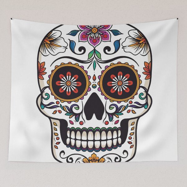 Item preview, Day of the Dead Skull 167 designed and sold by AstroRisq.