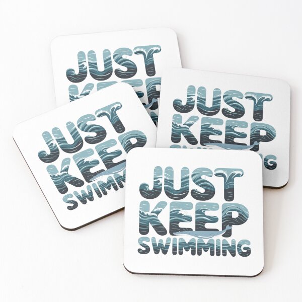 Item preview, Just Keep Swimming Design designed and sold by MrHStudio.