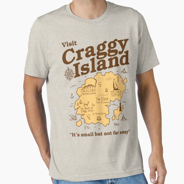 Item preview, Visit Craggy Island Map - It's Small but not Far Away designed and sold by McPod.