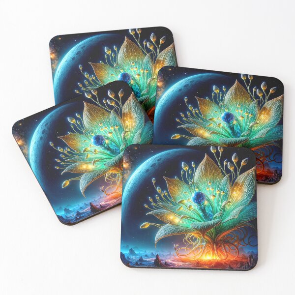 Item preview, Alien Plant in Luminous Bloom designed and sold by koreatvtea.