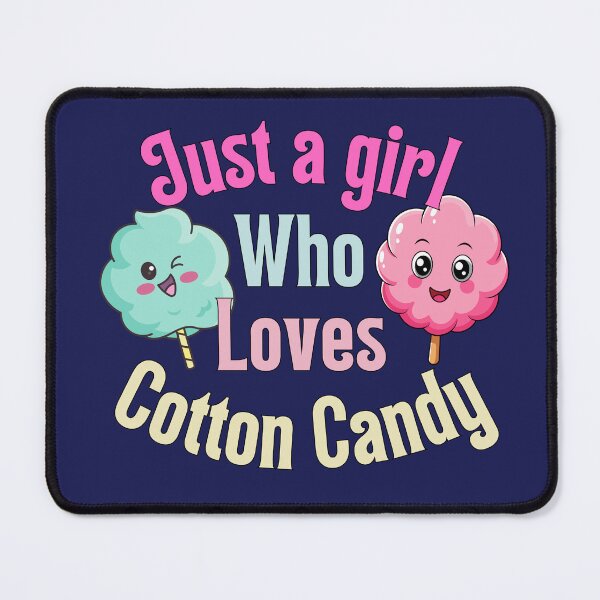 Item preview, Just a girl who loves cotton candy designed and sold by coloursforkids.