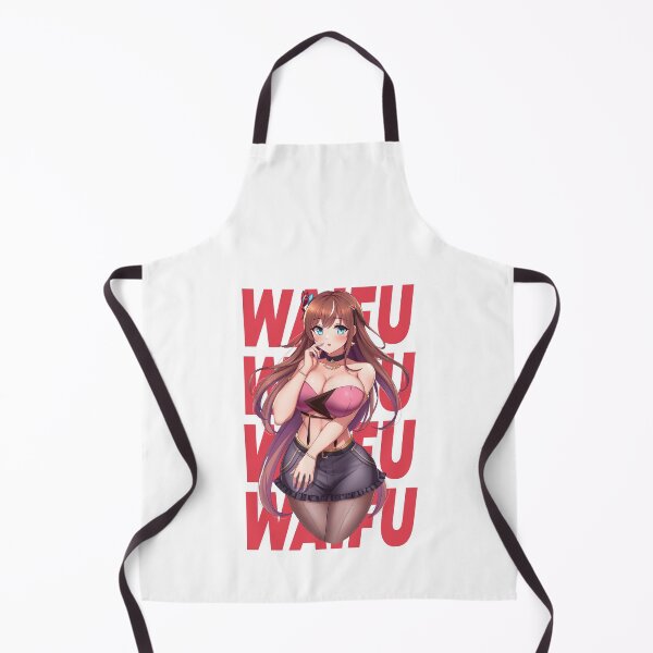 Item preview, Cute & Playful Anime Waifu with Twin Tails | Pink Top & Black Skirt | Japanese Manga Style Art designed and sold by Anime Shape.