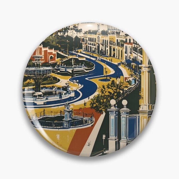 Item preview, Castellon de la Plana Spain Vintage Travel Tourism designed and sold by TravelersGems.
