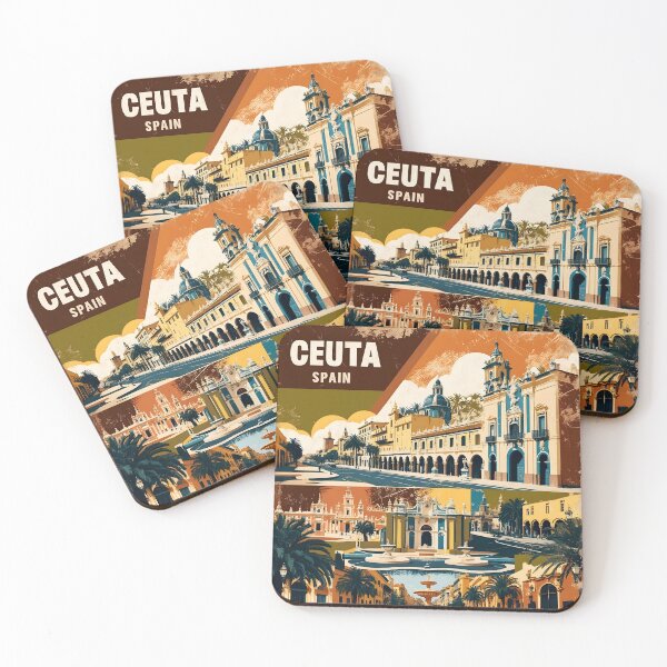Item preview, Ceuta Spain Vintage Travel Tourism designed and sold by TravelersGems.
