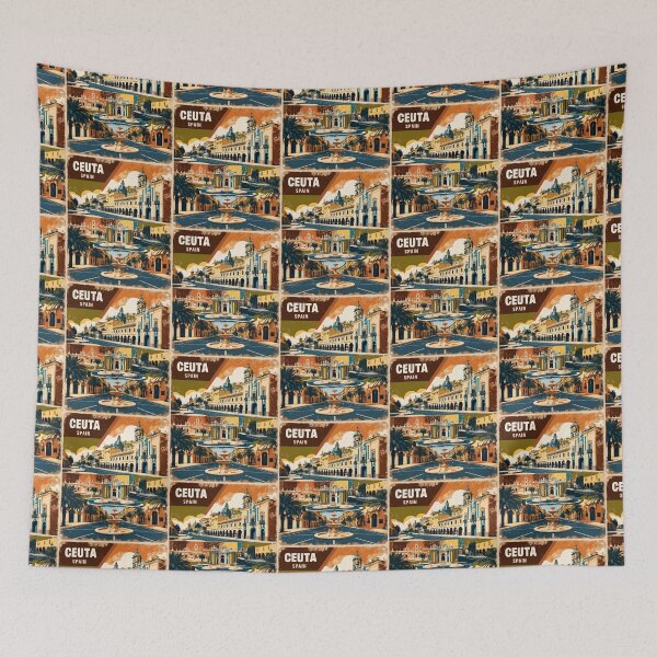 Item preview, Ceuta Spain Vintage Travel Tourism designed and sold by TravelersGems.