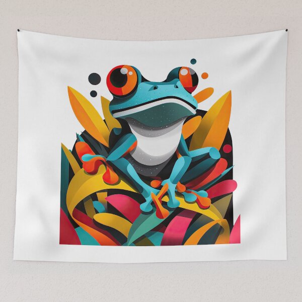 Item preview, Sticker T-shirt Design: Frog in the Garden designed and sold by ForeverPrintsOK.