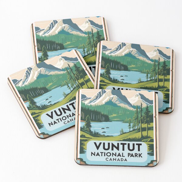 Item preview, Vuntut National Park Canada Vintage Travel Tourism  designed and sold by TravelersGems.