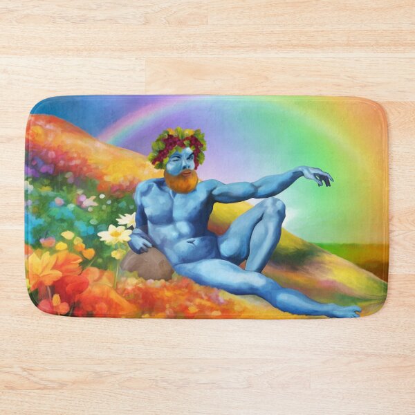 Item preview, the blue man designed and sold by AcaliSeisme.