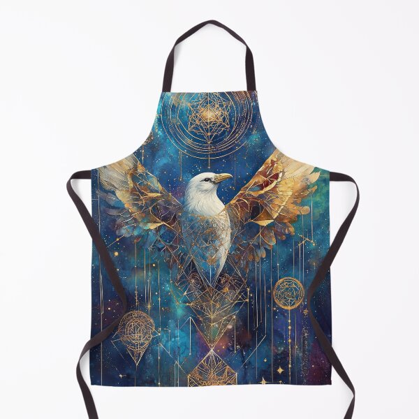 Item preview, Cosmic Awakening: Sirius Star, Sacred Geometry, and the Mystical White Raven designed and sold by Leylita Design.