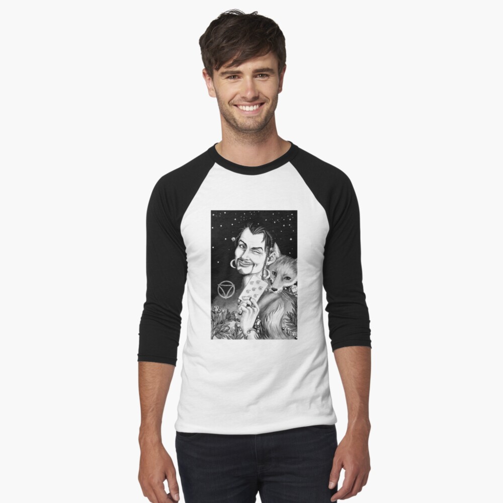 Item preview, Baseball ¾ Sleeve T-Shirt designed and sold by CaryadArtwork.