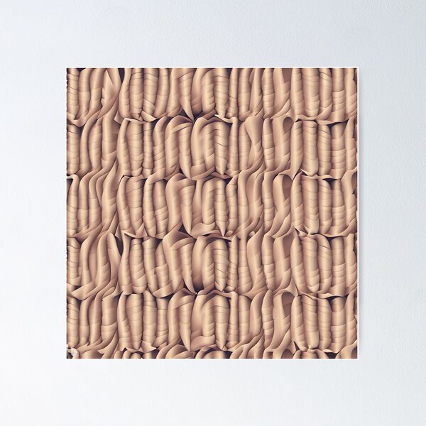 Item preview, Shirred Patterns: Refined, Textural Fabric Art designed and sold by communedesigns.