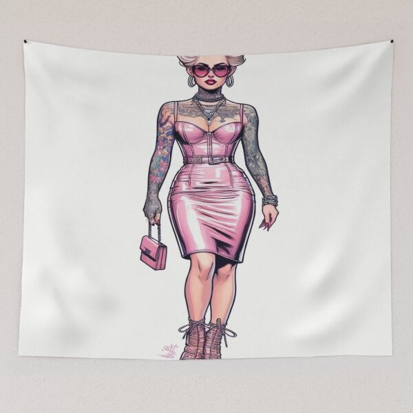 Item preview, Tattooed Lady 5 designed and sold by PoloPrintsUK.