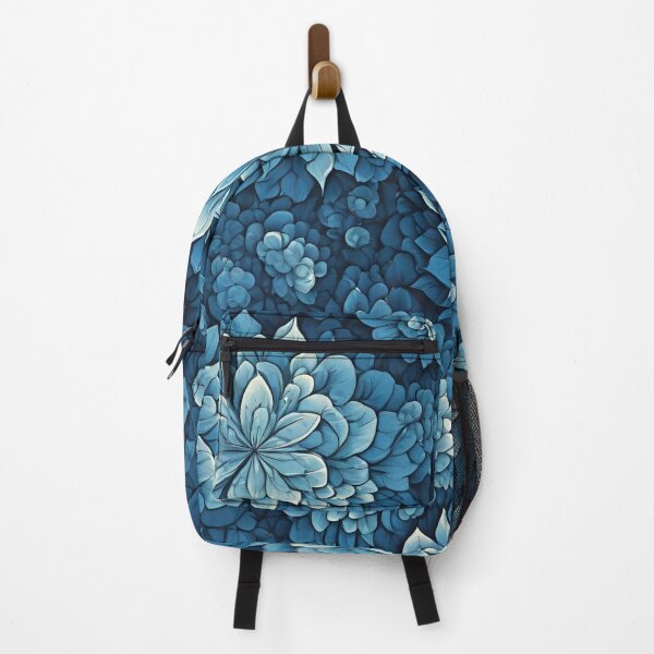 Item preview, Intricate Blue Floral Fractal Pattern designed and sold by KociDesigns.