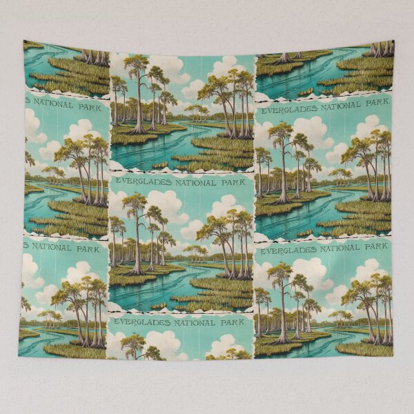Item preview, Everglades National Park Postcard Vintage Retro Travel designed and sold by TravelPostcardGems.
