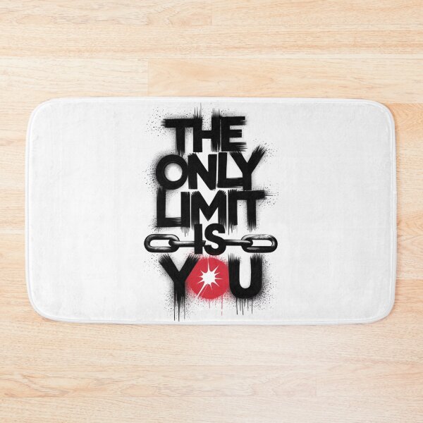 Item preview, The Only Limit Is You Inspirational Graffiti Art designed and sold by ObjCrea123.