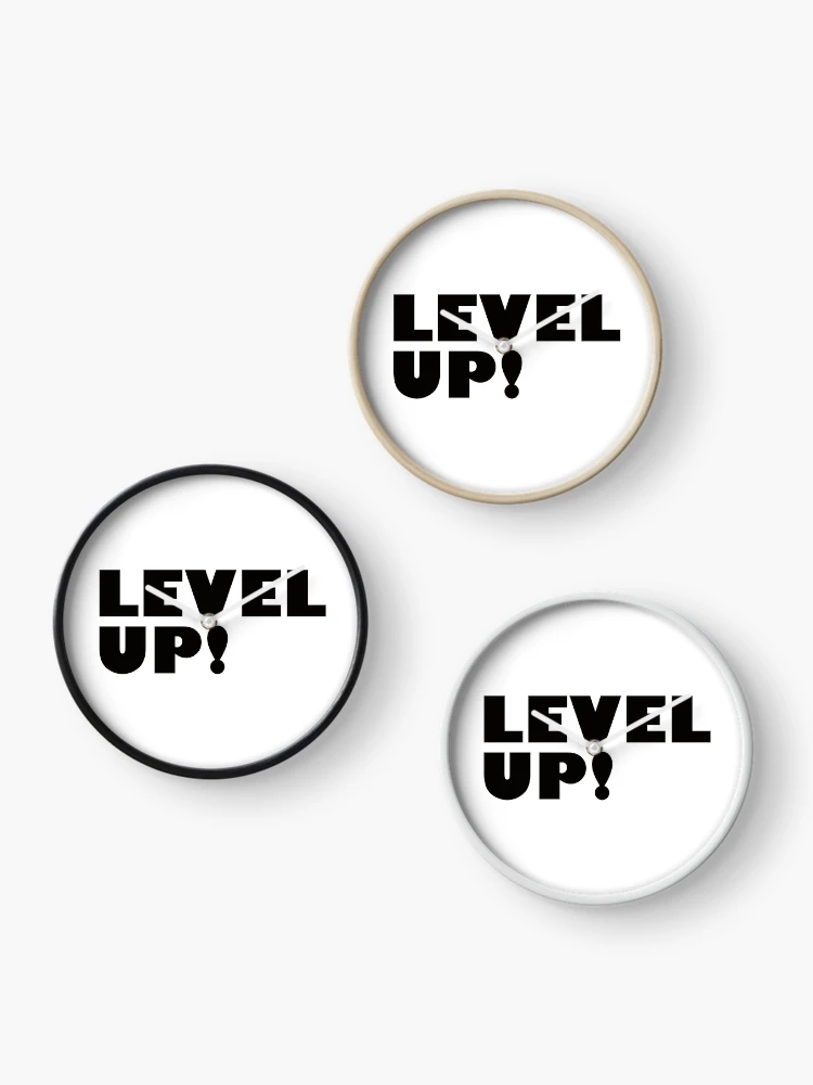 Thumbnail 3 of 4, Clock, Level Up ! designed and sold by Wish Design.
