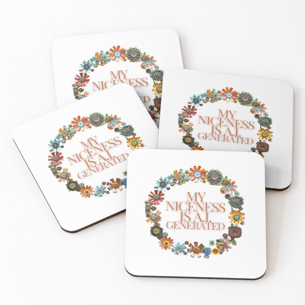 Item preview, My Niceness is A.I. Generated designed and sold by LarkspurAndTea.
