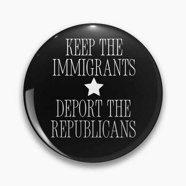 Item preview, Keep The Immigrants Deport Republicans Vote Blue Political Text Design designed and sold by EarthArtDesigns.