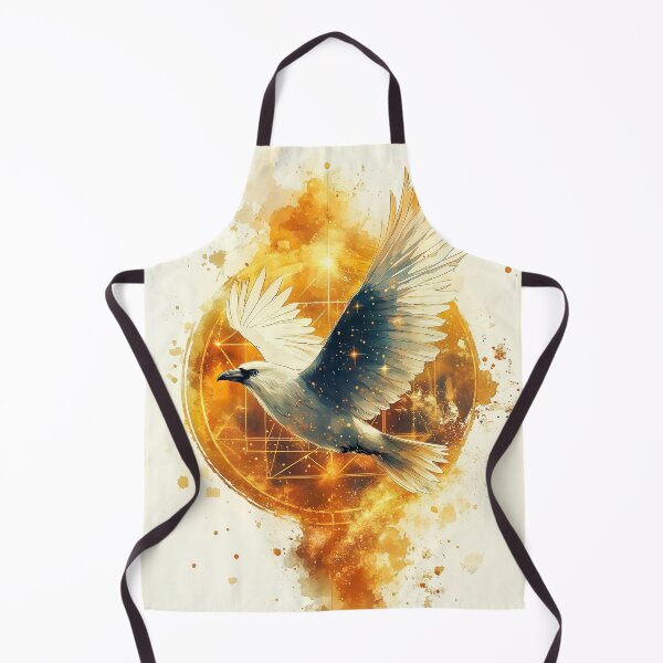 Item preview, Cosmic Awakening: Sacred Geometry, and the Mystical White Raven designed and sold by Leylita Design.