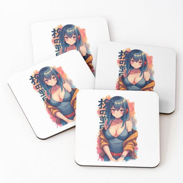 Item preview, Edgy Anime Waifu with Headphones | Sexy Outfit & Bold Look | Japanese Manga Art designed and sold by Anime Shape.