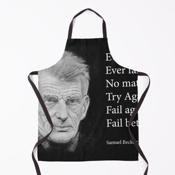 Item preview, Samuel Beckett Poster Print with quote designed and sold by ConorKeeganArt.