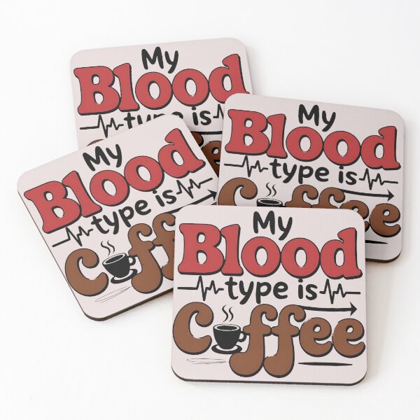 Item preview, My Blood Type is Coffee designed and sold by universe-hold ⭐⭐⭐⭐⭐.