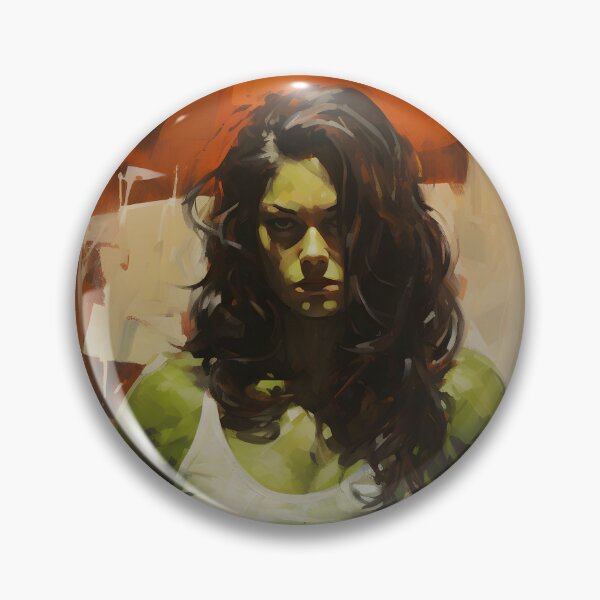 Item preview, She-Hulk painting designed and sold by Charlotte Hawkins.