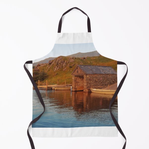 Item preview, Llyn y Dywarchen Boat house at Golden Hour designed and sold by duncan1980uk.