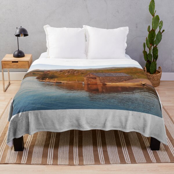 Item preview,  Llyn y Dywarchen Boat house at Golden Hour designed and sold by duncan1980uk.