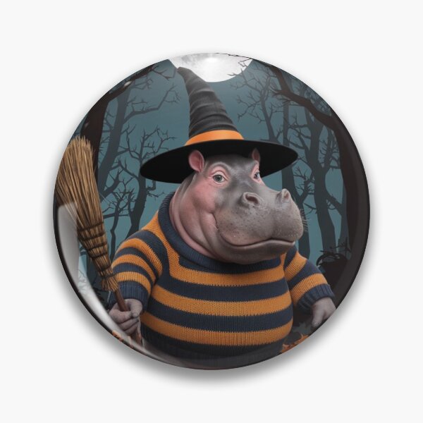 Item preview, Halloween Hippo Delight designed and sold by NeatThingLover.