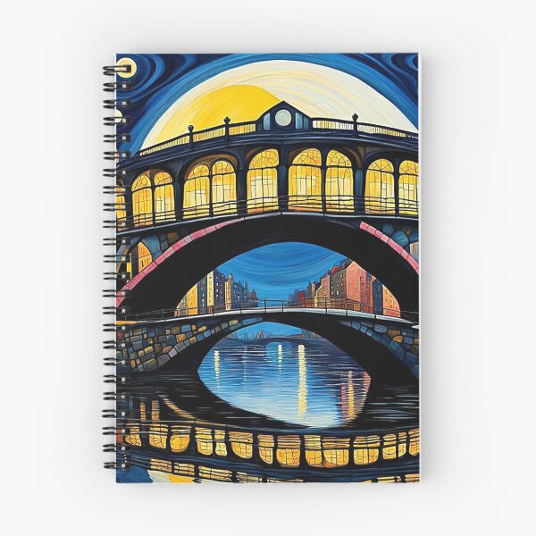 Item preview, Bridge under moonlight 4 designed and sold by George Hutton Hunter.