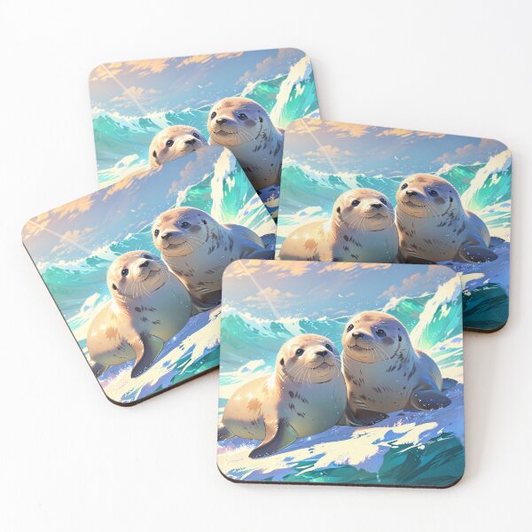 Item preview, The cutest baby seals. designed and sold by PatDoArt.