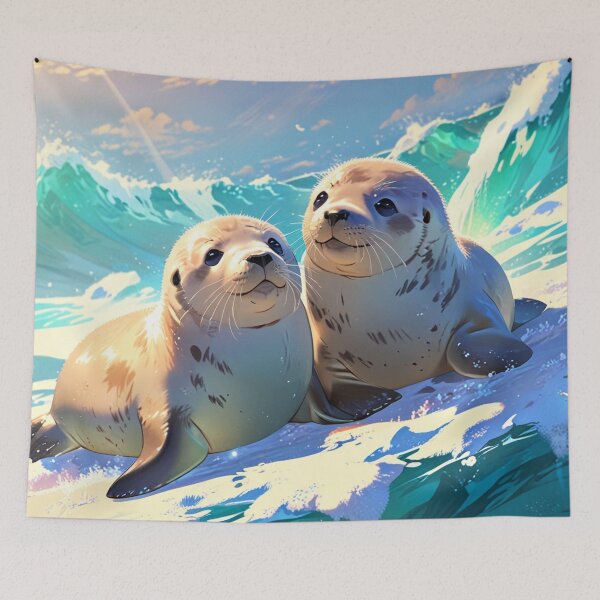 Item preview, The cutest baby seals. designed and sold by PatDoArt.