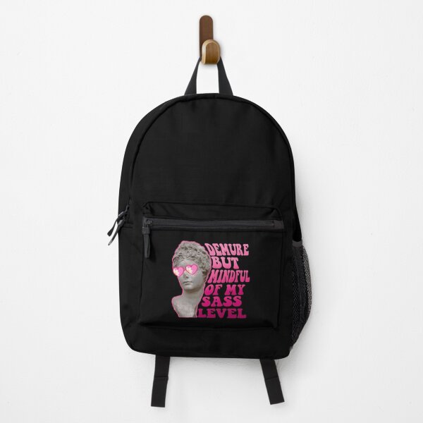 Item preview, Demure But Mindful of My Sass Level - Funny silly Sassy Quote Design designed and sold by Unitepeople.
