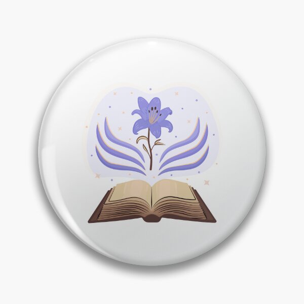Item preview, Open book and blue lily designed and sold by OM-lova.