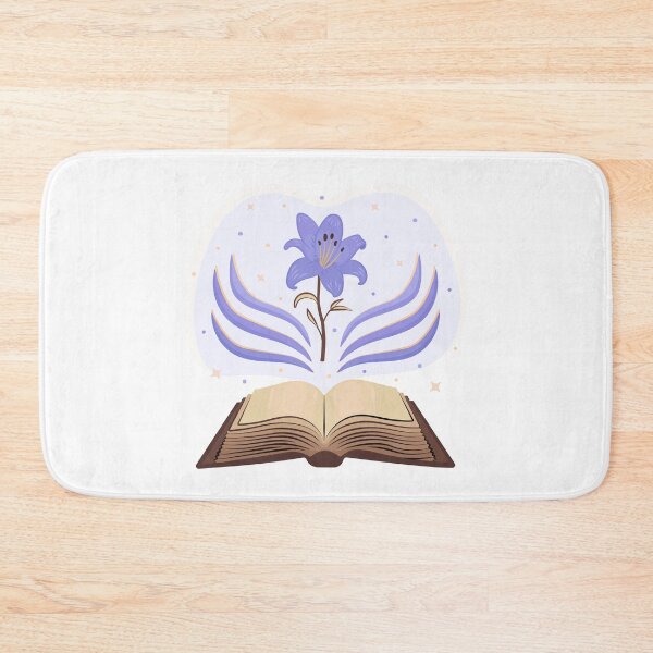 Item preview, Open book and blue lily designed and sold by OM-lova.