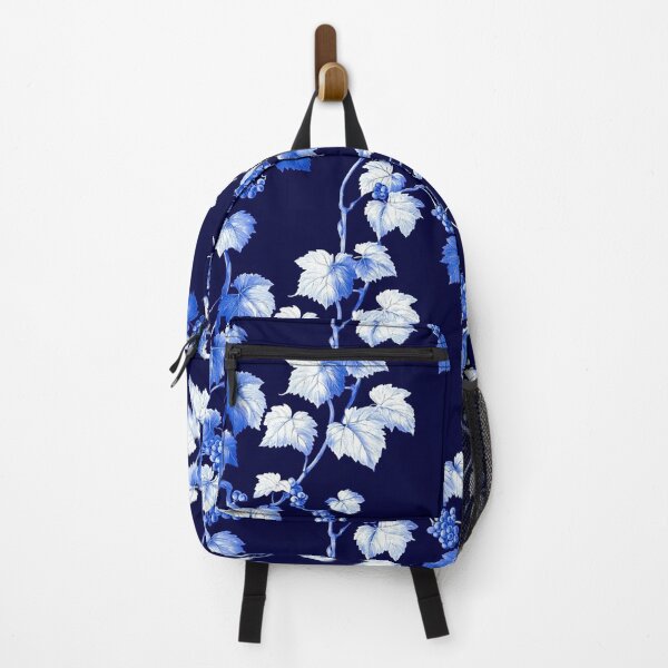 Item preview, Cobalt Blue Ivy Grape Vine Vintage Floral Botanical Aesthetic  designed and sold by squishmuffin101.