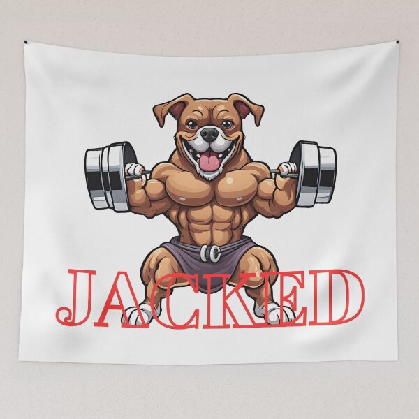 Item preview, Gym tshirt - jacked designed and sold by BohoHaven09.