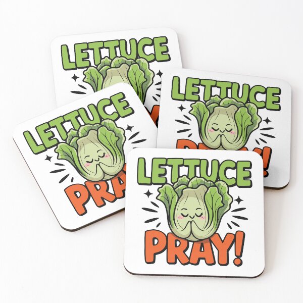 Item preview, Lettuce Pray! Cute Lettuce Pun designed and sold by PMCreative.