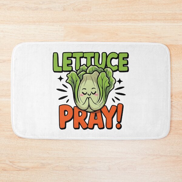 Item preview, Lettuce Pray! Cute Lettuce Pun designed and sold by PMCreative.