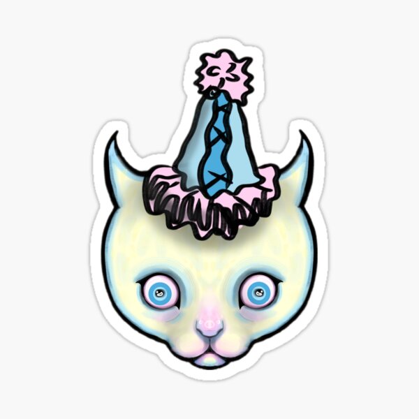 Item preview, Clown car/ cat designed and sold by inkteeth.
