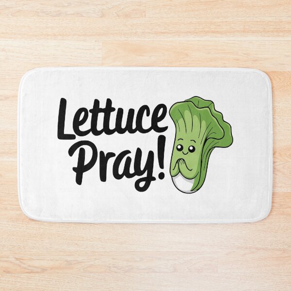 Item preview, Lettuce Pray! Cute Religious Lettuce Pun designed and sold by PMCreative.